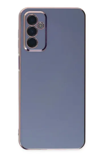 Newface Samsung Galaxy M23 Kılıf Volet Silikon - Mavi resmi