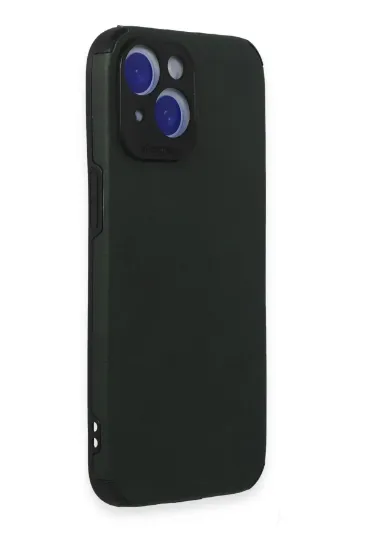 Newface iPhone 15 Kılıf Loop Deri Silikon - Yeşil resmi