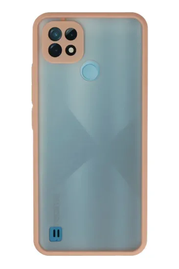 Newface Realme C21 Kılıf Montreal Silikon Kapak - Pembe resmi