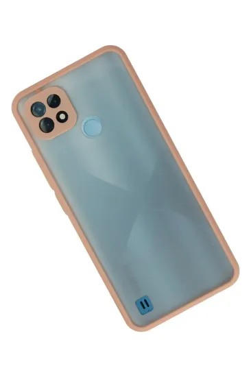 Newface Realme C21 Kılıf Montreal Silikon Kapak - Pembe resmi