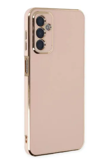 Newface Samsung Galaxy M23 Kılıf Volet Silikon - Pembe resmi