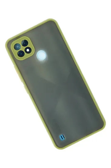 Newface Realme C21 Kılıf Montreal Silikon Kapak - Açık Yeşil resmi