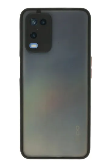 Newface Oppo A54 4G Kılıf Montreal Silikon Kapak - Siyah resmi