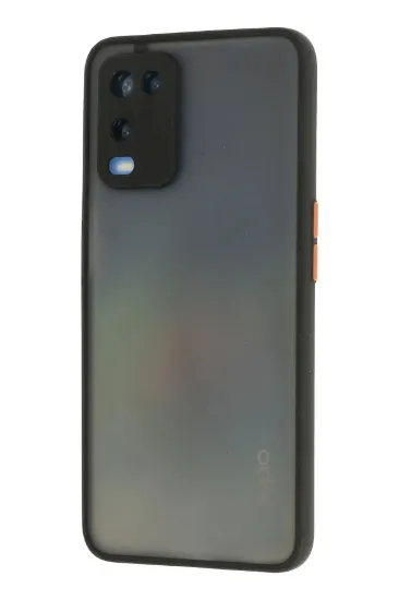 Newface Oppo A54 4G Kılıf Montreal Silikon Kapak - Siyah resmi