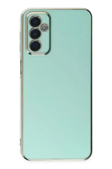 Newface Samsung Galaxy M23 Kılıf Volet Silikon - Açık Yeşil resmi
