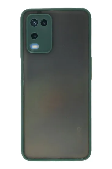 Newface Oppo A54 4G Kılıf Montreal Silikon Kapak - Yeşil resmi