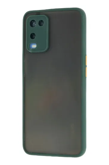 Newface Oppo A54 4G Kılıf Montreal Silikon Kapak - Yeşil resmi