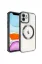 Newface iPhone 11 Kılıf Kross Magneticsafe Kapak - Siyah resmi