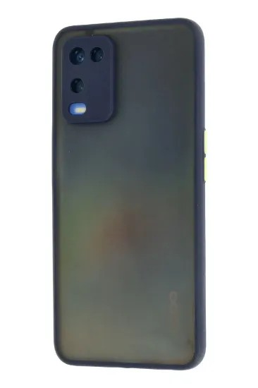 Newface Oppo A54 4G Kılıf Montreal Silikon Kapak - Lacivert resmi