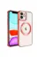 Newface iPhone 11 Kılıf Kross Magneticsafe Kapak - Kırmızı resmi