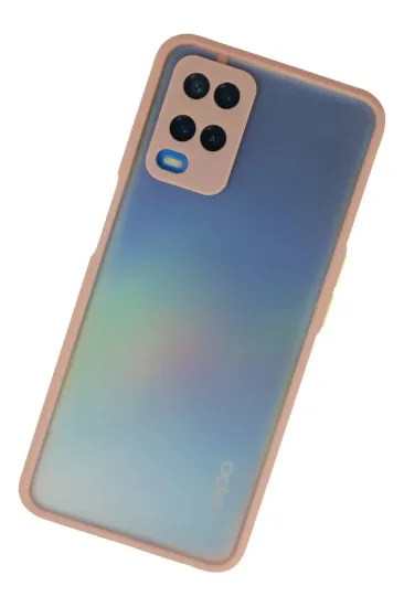 Newface Oppo A54 4G Kılıf Montreal Silikon Kapak - Pembe resmi