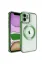 Newface iPhone 11 Kılıf Kross Magneticsafe Kapak - Koyu Yeşil resmi