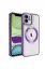 Newface iPhone 11 Kılıf Kross Magneticsafe Kapak - Mor resmi