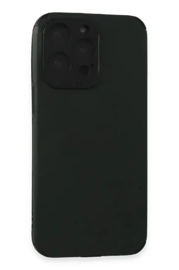 Newface iPhone 15 Pro Max Kılıf Loop Deri Silikon - Yeşil resmi