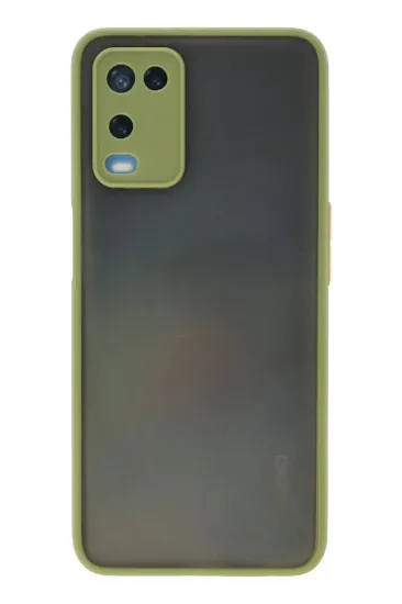 Newface Oppo A54 4G Kılıf Montreal Silikon Kapak - Açık Yeşil resmi