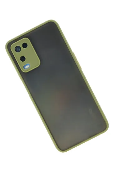 Newface Oppo A54 4G Kılıf Montreal Silikon Kapak - Açık Yeşil resmi