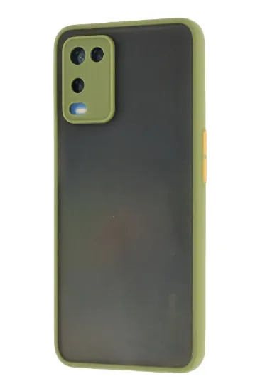 Newface Oppo A54 4G Kılıf Montreal Silikon Kapak - Açık Yeşil resmi