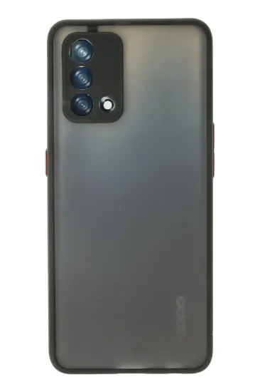 Newface Oppo A74 4G Kılıf Montreal Silikon Kapak - Siyah resmi