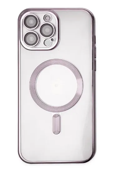 Newface iPhone 13 Pro Max Kılıf Kross Magneticsafe Kapak - Mor resmi