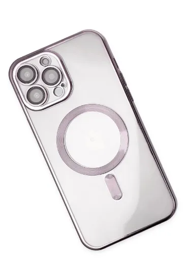 Newface iPhone 13 Pro Max Kılıf Kross Magneticsafe Kapak - Mor resmi