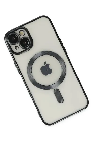 Newface iPhone 14 Kılıf Kross Magneticsafe Kapak - Siyah resmi