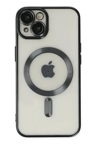 Newface iPhone 14 Plus Kılıf Kross Magneticsafe Kapak - Siyah resmi
