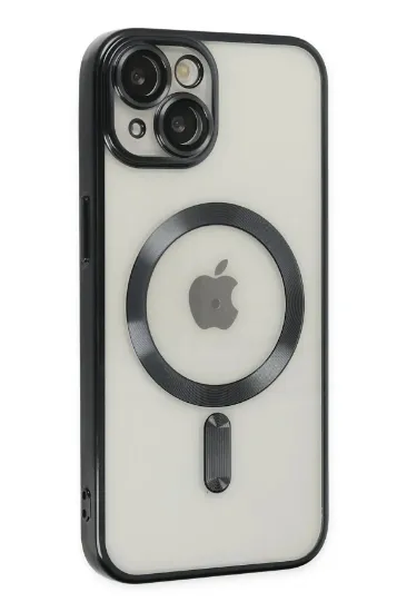 Newface iPhone 14 Plus Kılıf Kross Magneticsafe Kapak - Siyah resmi