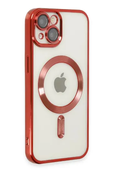 Newface iPhone 14 Plus Kılıf Kross Magneticsafe Kapak - Kırmızı resmi