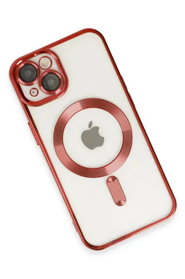 Newface iPhone 14 Plus Kılıf Kross Magneticsafe Kapak - Kırmızı resmi