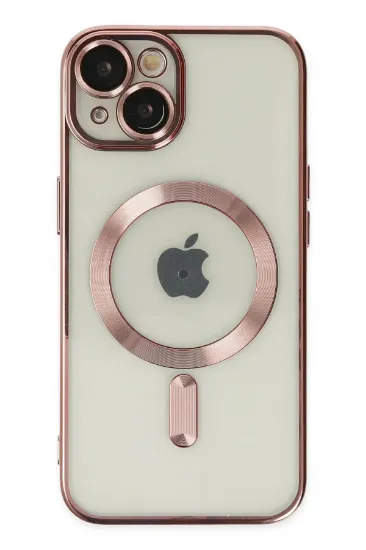 Newface iPhone 14 Plus Kılıf Kross Magneticsafe Kapak - Rose resmi