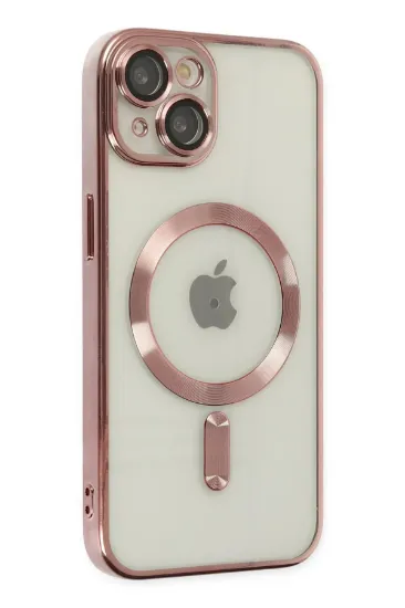 Newface iPhone 14 Plus Kılıf Kross Magneticsafe Kapak - Rose resmi
