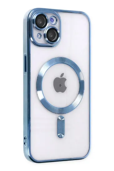 Newface iPhone 14 Plus Kılıf Kross Magneticsafe Kapak - Sierra Blue resmi