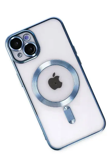 Newface iPhone 14 Plus Kılıf Kross Magneticsafe Kapak - Sierra Blue resmi