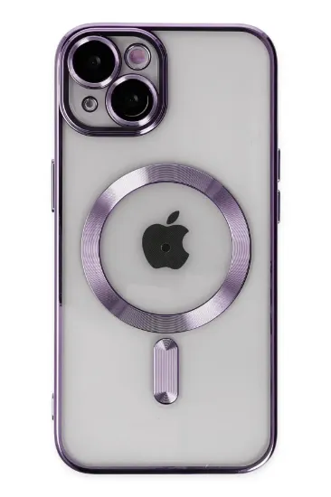 Newface iPhone 14 Plus Kılıf Kross Magneticsafe Kapak - Mor resmi