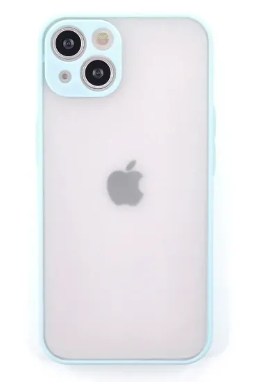 Newface iPhone 15 Plus Kılıf Montreal Silikon Kapak - Turkuaz resmi