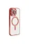 Newface iPhone 14 Pro Max Kılıf Kross Magneticsafe Kapak - Kırmızı resmi