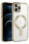 Newface iPhone 14 Pro Max Kılıf Kross Magneticsafe Kapak - Gold resmi