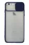 Newface iPhone 6 Plus Kılıf Palm Buzlu Kamera Sürgülü Silikon - Lacivert resmi