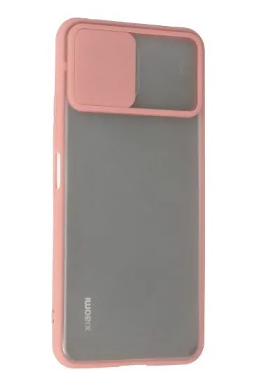 Newface Xiaomi Mİ 11 Lite Kılıf Palm Buzlu Kamera Sürgülü Silikon - Pembe resmi