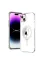 Newface iPhone 15 Kılıf Mudo Magneticsafe Standlı Kapak - Şeffaf resmi