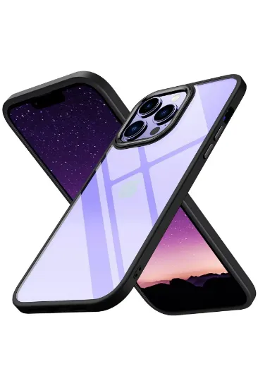 Newface iPhone 14 Pro Max Kılıf Power Silikon - Siyah resmi