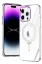 Newface iPhone 15 Pro Max Kılıf Mudo Magneticsafe Standlı Kapak - Şeffaf resmi
