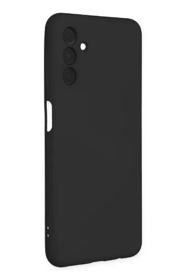 Newface Samsung Galaxy A04S Kılıf Nano içi Kadife Silikon - Siyah resmi