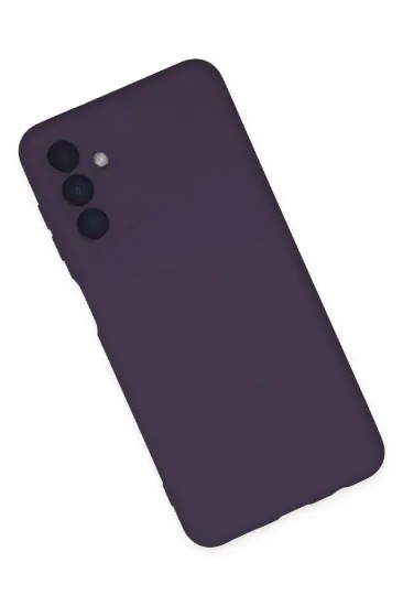 Newface Samsung Galaxy A04S Kılıf Nano içi Kadife Silikon - Mor resmi