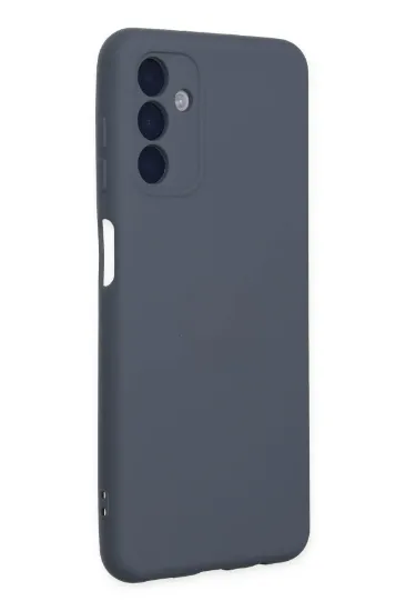 Newface Samsung Galaxy A04S Kılıf Nano içi Kadife Silikon - Gri resmi