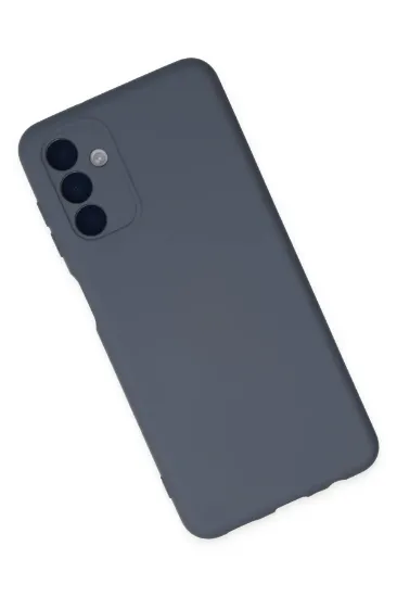 Newface Samsung Galaxy A04S Kılıf Nano içi Kadife Silikon - Gri resmi