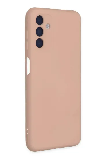 Newface Samsung Galaxy A04S Kılıf Nano içi Kadife Silikon - Pudra resmi