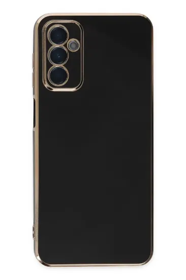 Newface Samsung Galaxy A04S Kılıf Volet Silikon - Siyah resmi