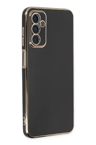 Newface Samsung Galaxy A04S Kılıf Volet Silikon - Siyah resmi