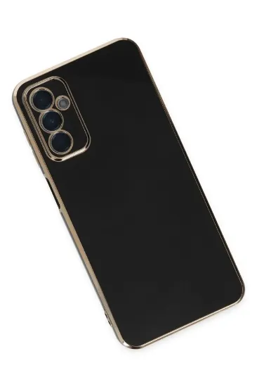 Newface Samsung Galaxy A04S Kılıf Volet Silikon - Siyah resmi